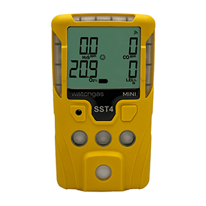Detector multigas WatchGas SST4 - 4 gases simultáneos O2, CO, H2S, CH4 - Espacios confinados - Renser Oriente