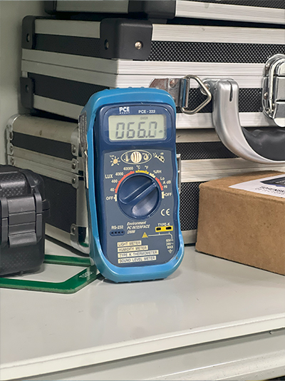 Certificación de equipos de higiene ocupacional - Sonómetros, termohigrómetros, alcoholímetros - Renser Oriente